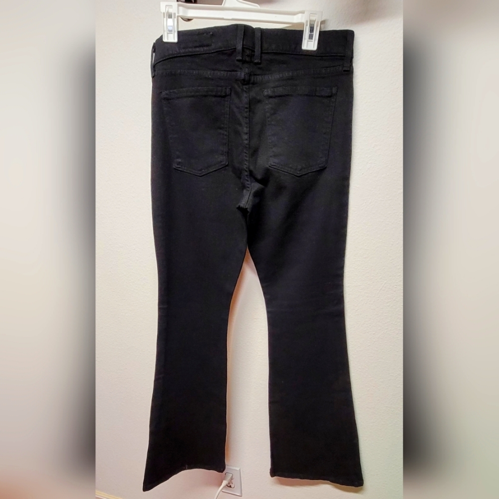 Women's Pistola bootcut Jeans size 31 black/onyx five pockets high rise stretchi - Picture 4 of 8